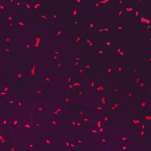 Red confetti on purple marble textured background - 1212876