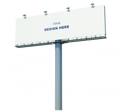 Three dimensional image of a billboard - 322581