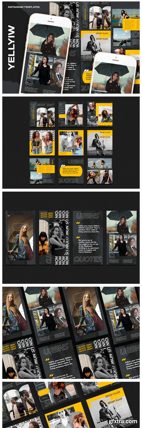 Yellyiw Instagram Templates 4572843