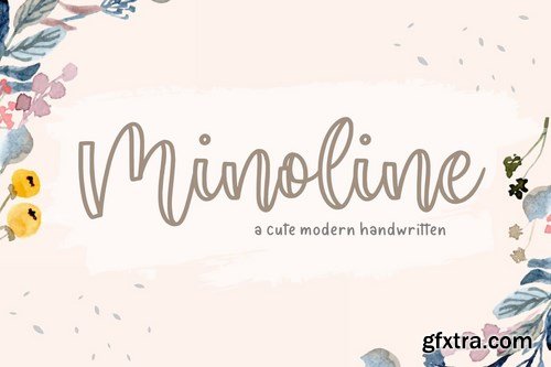 Minoline YH - Modern Script Font