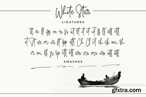 White Star - Monoline Signature Font