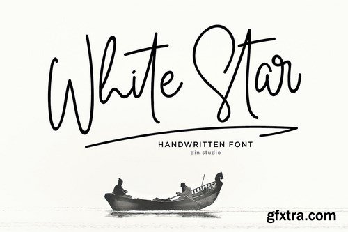 White Star - Monoline Signature Font