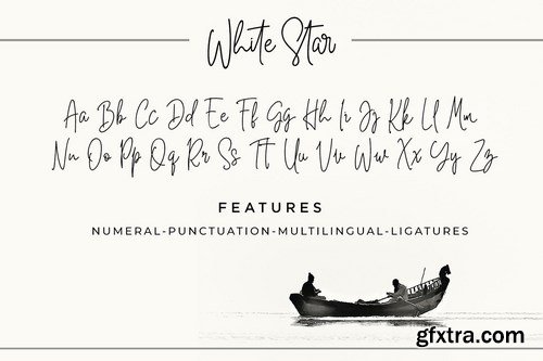 White Star - Monoline Signature Font