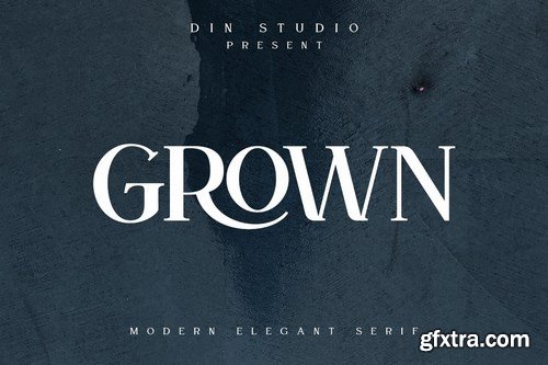 Grown - Modern Elegant Serif Font