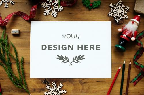 Christmas design space mockup - 295181