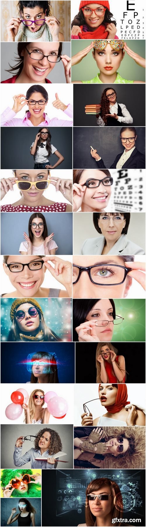 Girl woman glasses top model 25 HQ Jpeg