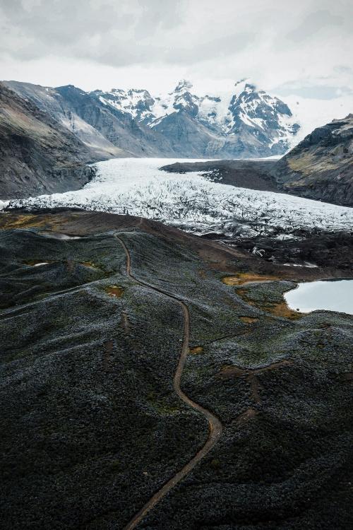 View of glacier at South Coast of Iceland - 1206025