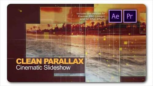 Videohive - Clean Parallax Cinematic Slideshow