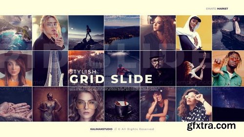 Videohive - Stylish Grid Slide - 25099632