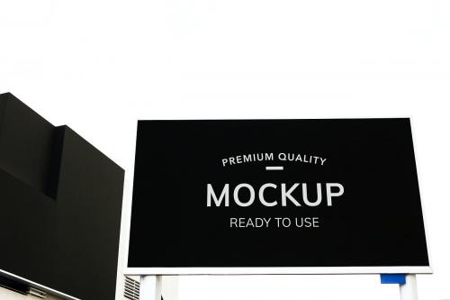 Blank mockup billboard on street - 295840