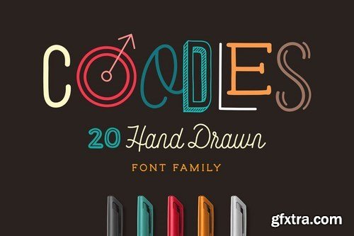 CM - Coodles Hand Drawn Font Family 4855574