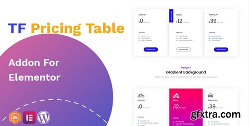CodeCanyon - TFPricing table Addon For Elementor v1.0.1 - 27289681
