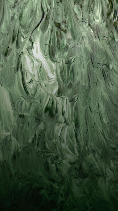 Green acrylic brush stroke textured mobile phone wallpaper - 1213031