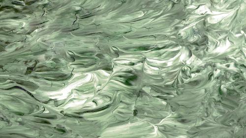 Green acrylic brush stroke textured background - 1213038