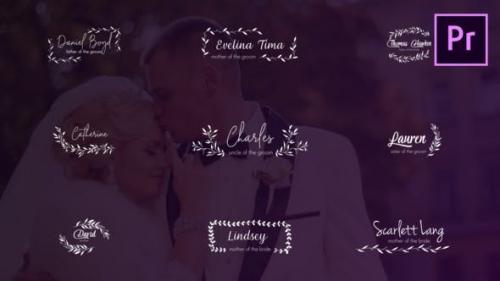Videohive - Wedding Titles and Lower Thirds