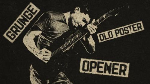 Videohive - Grunge Old Poster Opener