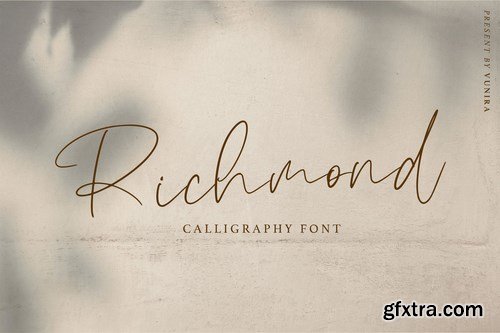 Richmond Calligraphy Font