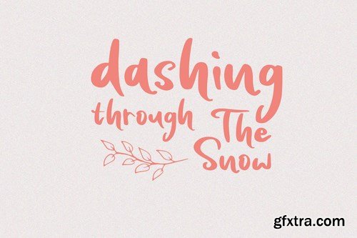 Snowing - Handwritten Font