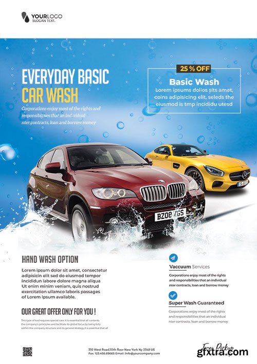 Car Wash - Premium flyer psd template