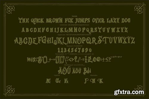 Emogine Modern Victorian Font