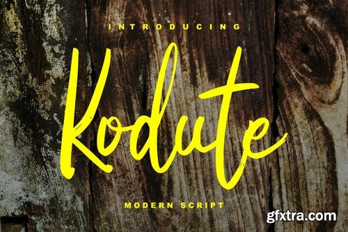 Kodute Modern Script Font