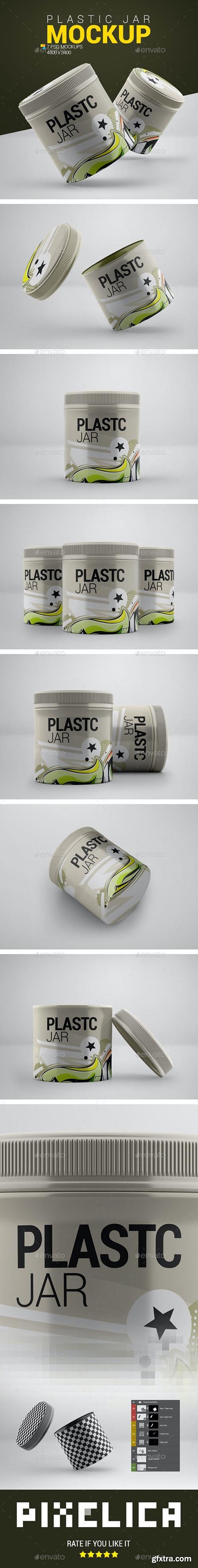 GraphicRiver - Plastic Jar Mockup 23991692