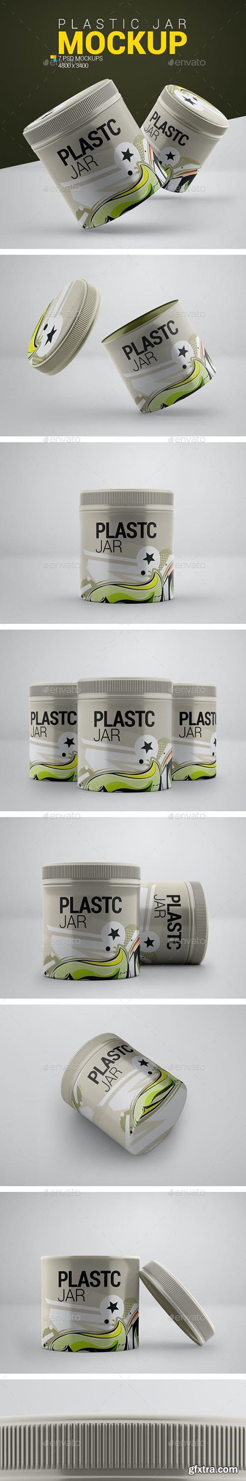 GraphicRiver - Plastic Jar Mockup 23991692