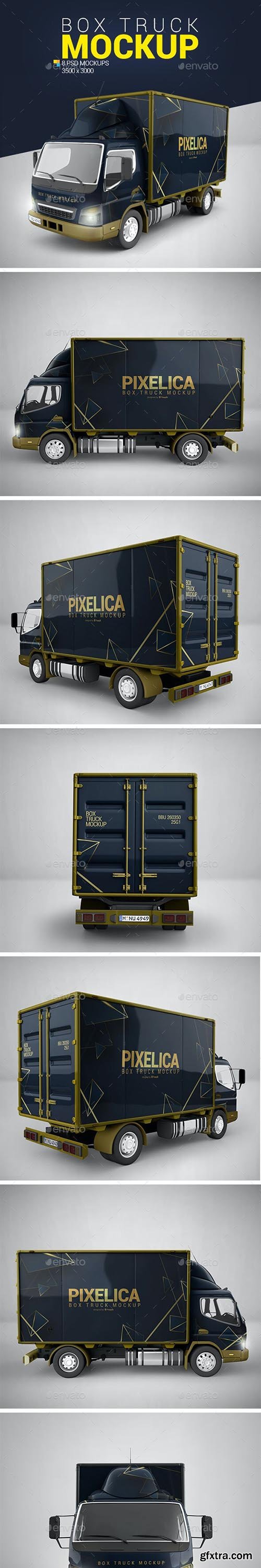 GraphicRiver - Box Truck Mockup 23680434