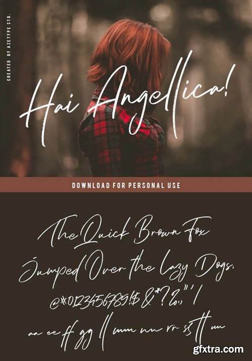 Hai Angellica Handwritten Font