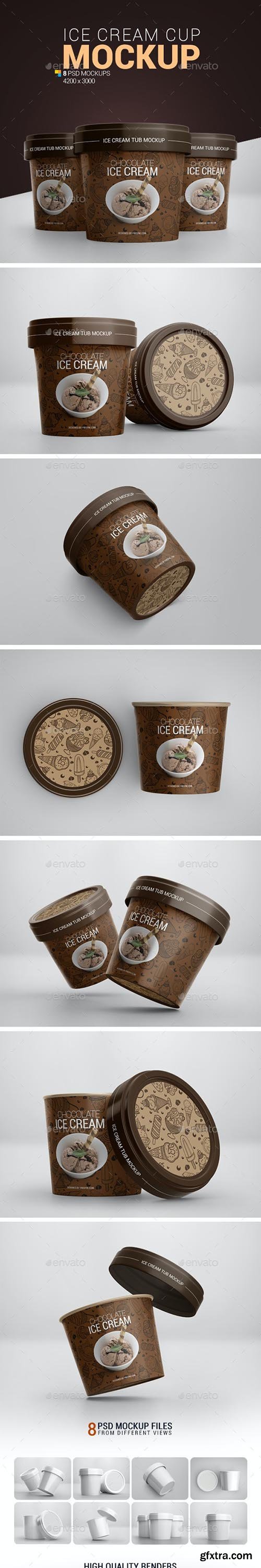 GraphicRiver - Ice Cream Cup Mockup 24467170