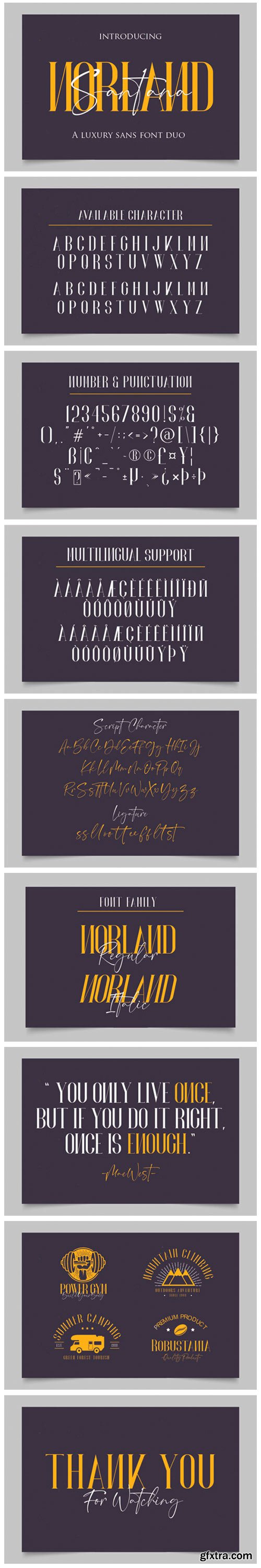 Norland Santana Font