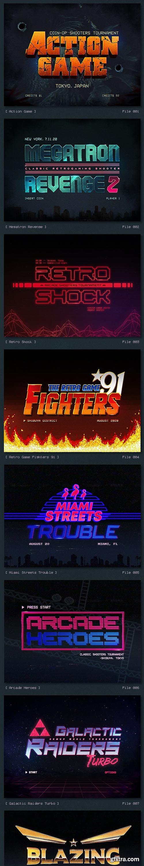 GraphicRiver - Retro Gaming 80s Classic Text Effects V1 27205242