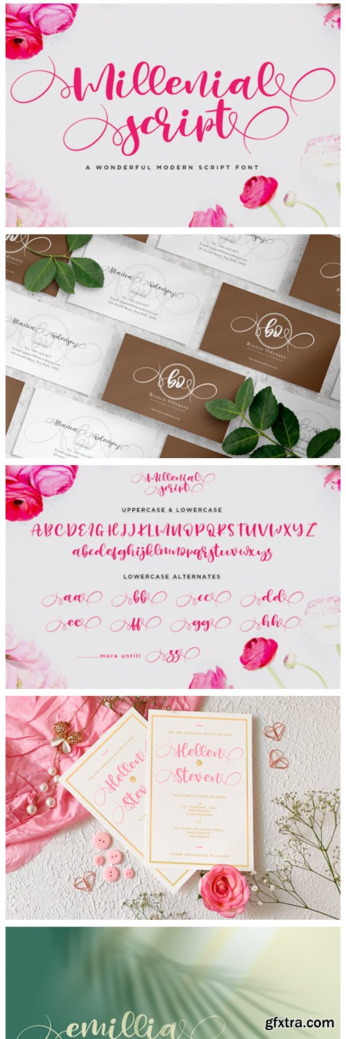 Millenial Script Font