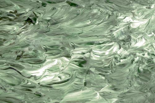 Green acrylic brush stroke textured background - 1213049