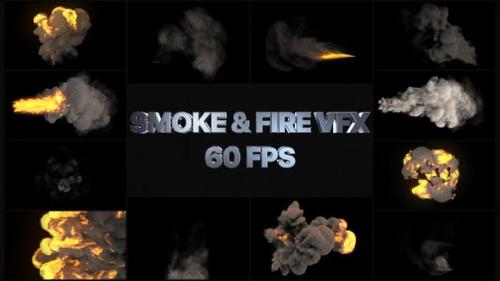 Videohive - Smoke And Fire VFX Elements | After Effects