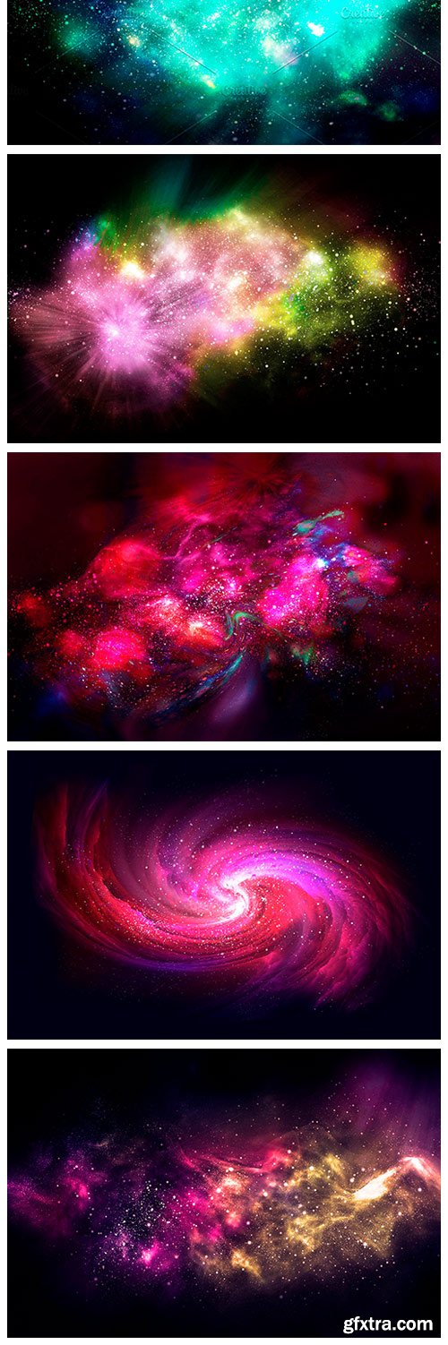 CM - Abstract Nebula Backgrounds 3405179