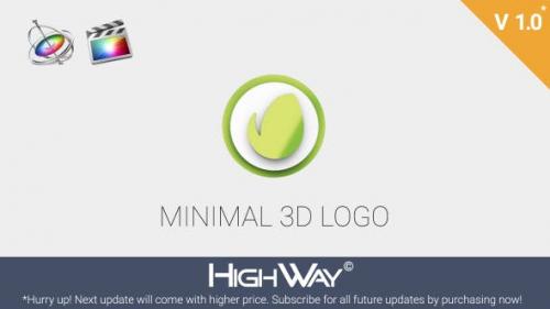 Videohive - Minimal 3D Logo Reveal | Apple Motion & FCPX