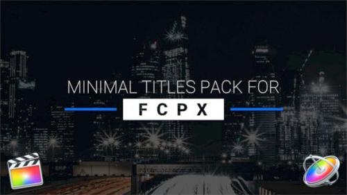 Videohive - 9 Minimal Titles Pack for FCPX