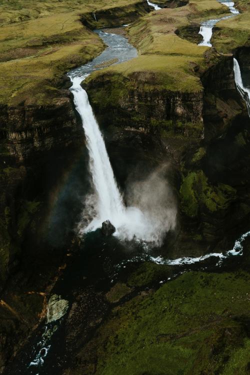 Haifoss waterfall in Iceland - 1017167