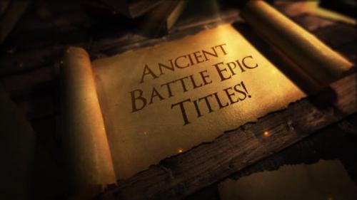 Videohive - Legendary Epic Scroll Titles