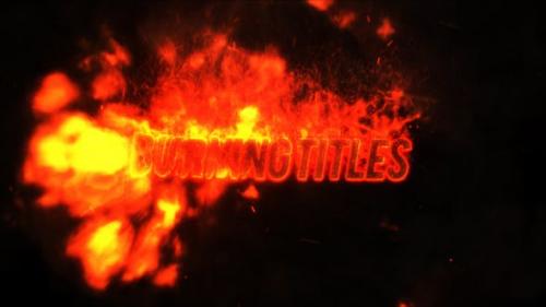 Videohive - Fire Titles