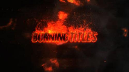 Videohive - Exploding Burning Titles