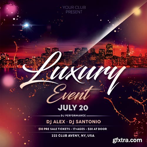 Luxury Event - Premium flyer psd template