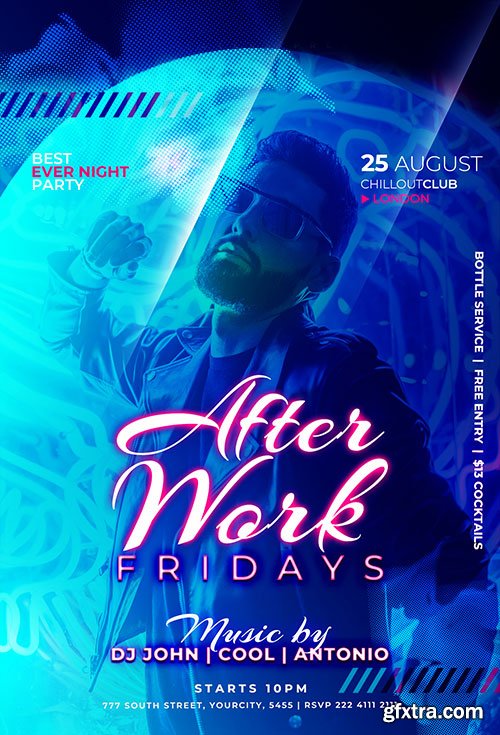 After Work - Premium flyer psd template