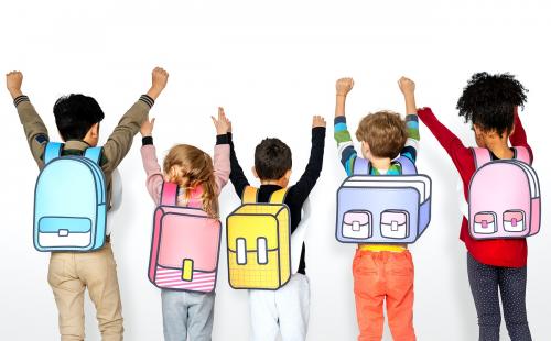 Classmates Friends Bag School Education - 7316