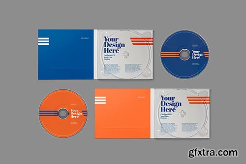 CD Cardboard Jewel Case Mockup