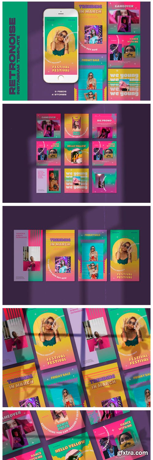 Retronoise Instagram Templates 4619341