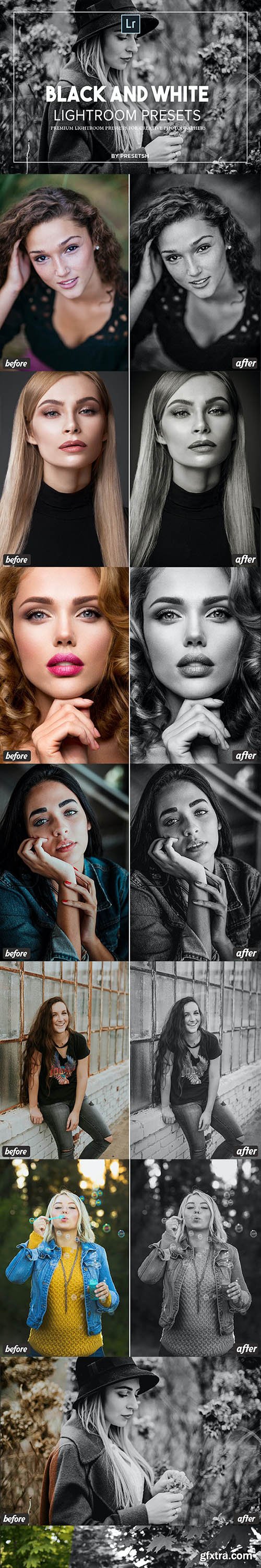 GraphicRiver - Black & White Lightroom Presets 27483987