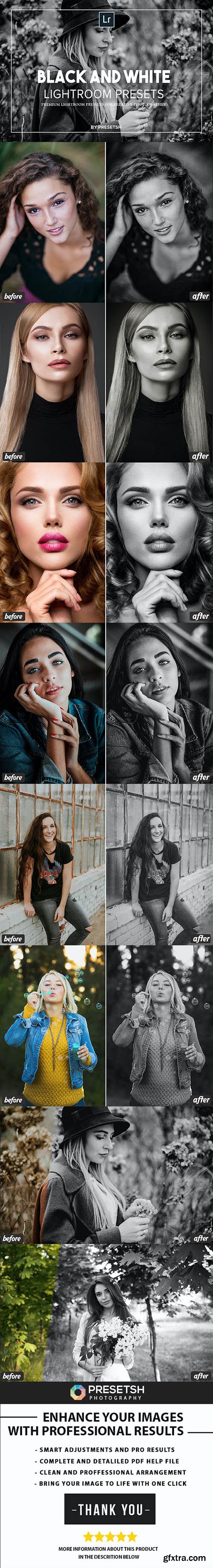 GraphicRiver - Black & White Lightroom Presets 27483987