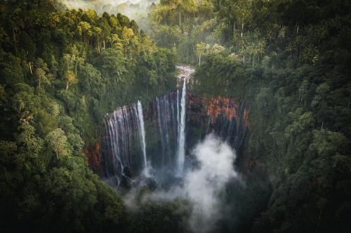 View of Tumpak Sewu Waterfalls, Indonesia - 1204777